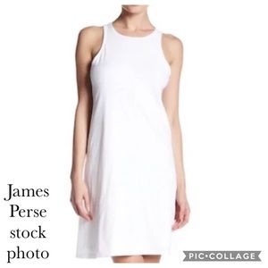 James Perse A-Line Soft Cotton Jersey Dress Size 2